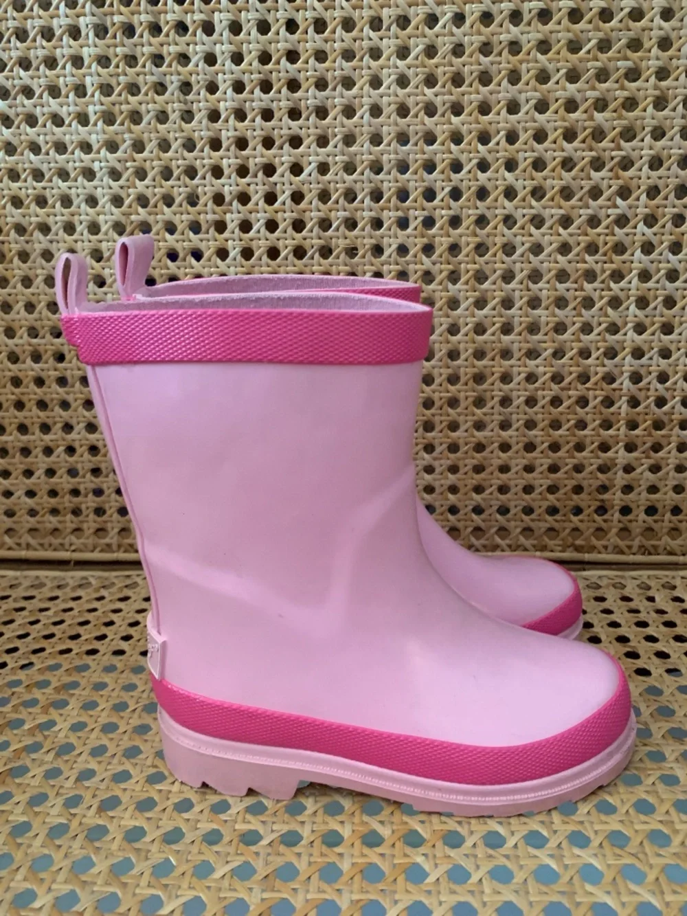 Landchief Girls Pink Rubber Boots 9